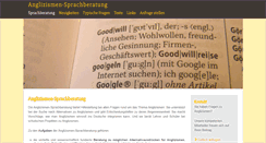Desktop Screenshot of anglizismen-sprachberatung.de
